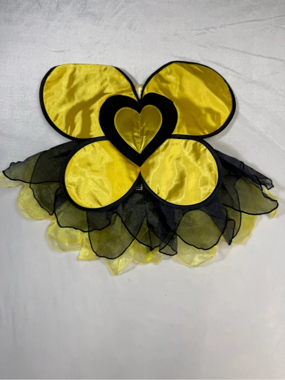 Koala Kids Black & Yellow Bumblebee Tulle Dress Costume 12-18m